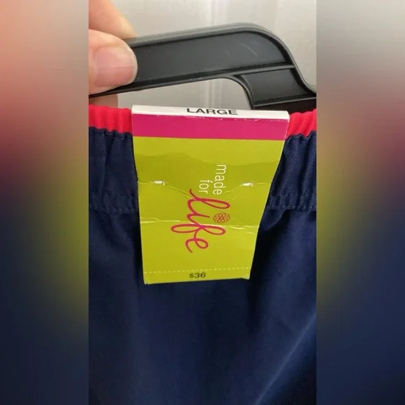 Made for Life Navy Joggers with Red Accents - Picture 2 of 2